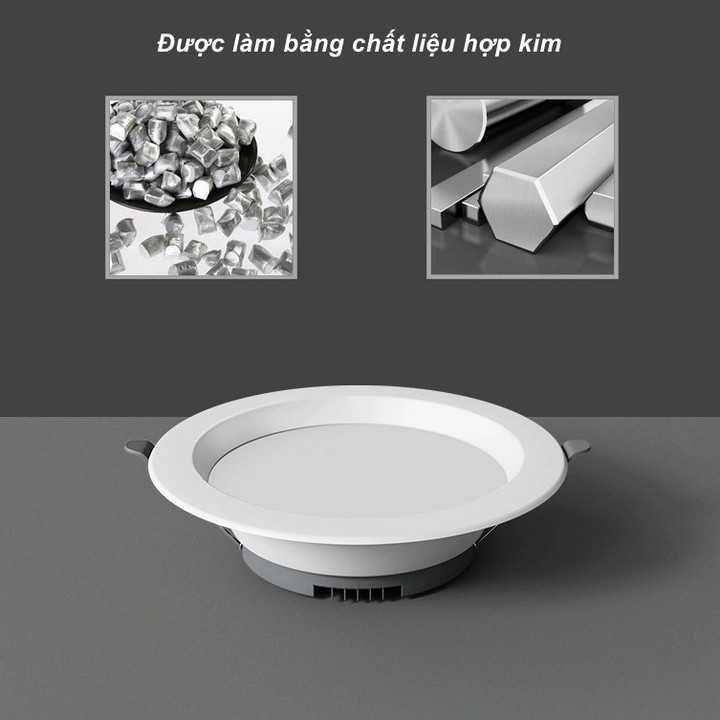 Đèn LED Âm Trần Thạch Cao Sảnh Showroom 12W 6000K - Home and Garden