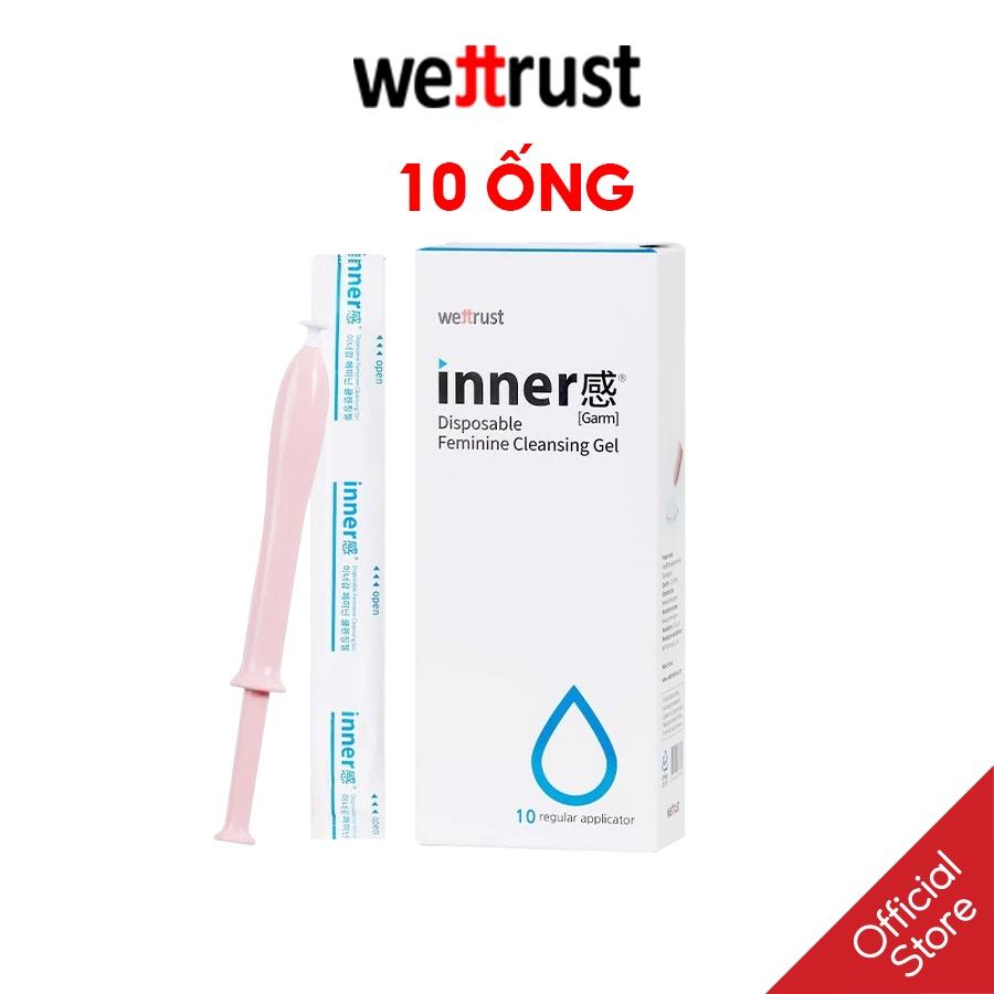 Innergel Vệ Sinh Vùng Kín Dạng Gel WETTRUST INNER GARM Disposable Feminine Cleansing Gel x 10 Ống