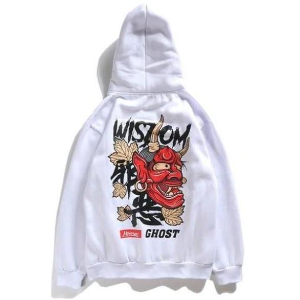 Áo hoodie msicrow mặt quỷ nỉ bông oversize