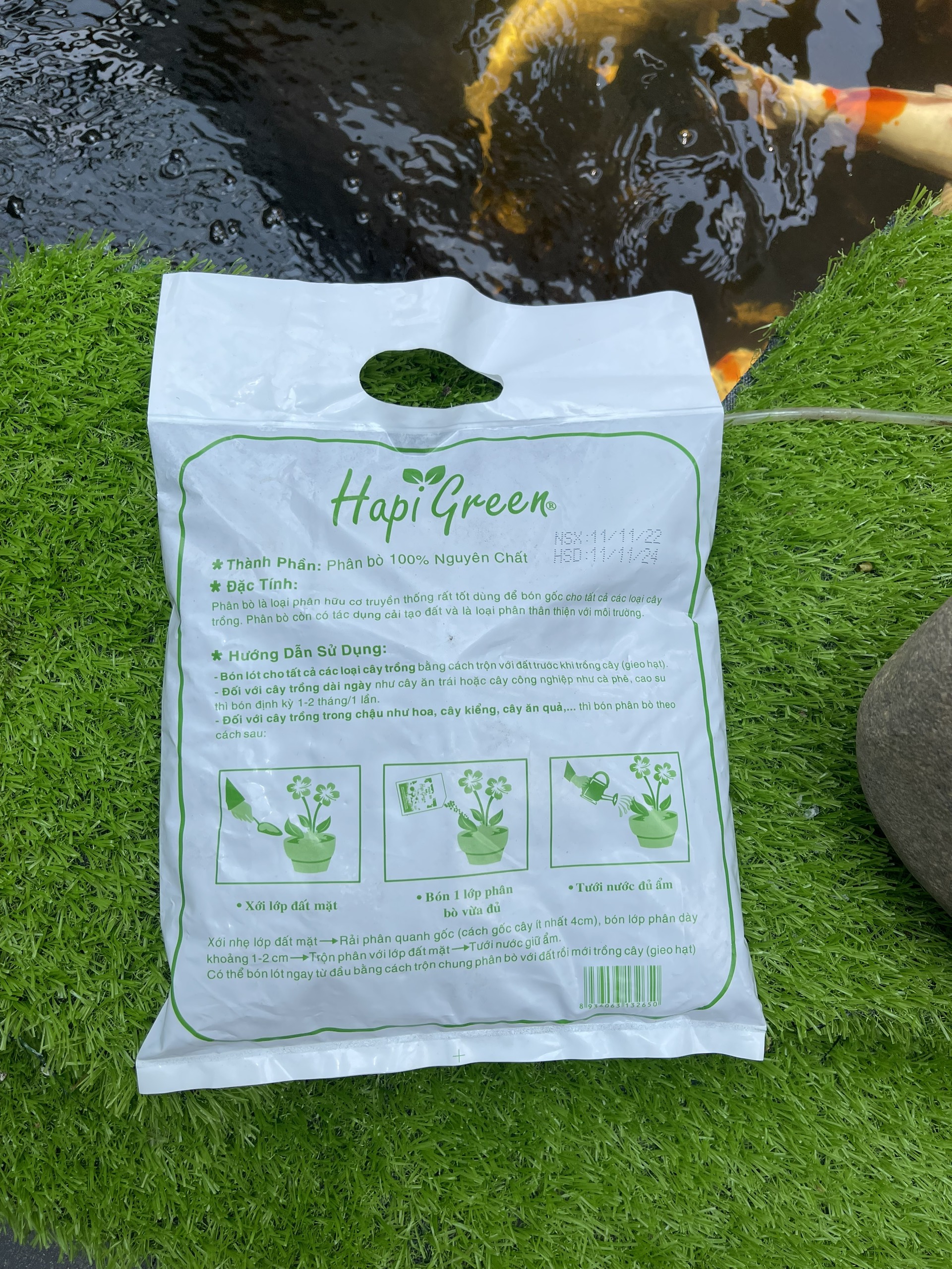 Phân bò Hapi Green dùng làm bón cho cây