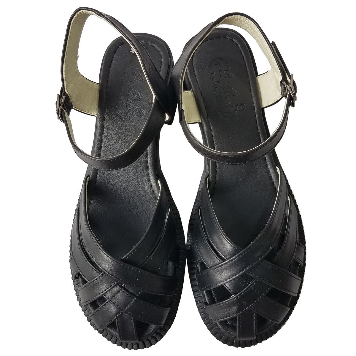 Giày Sandal Cao Gót Da Bò BIGGBEN Cao 4 Phân SDCG139