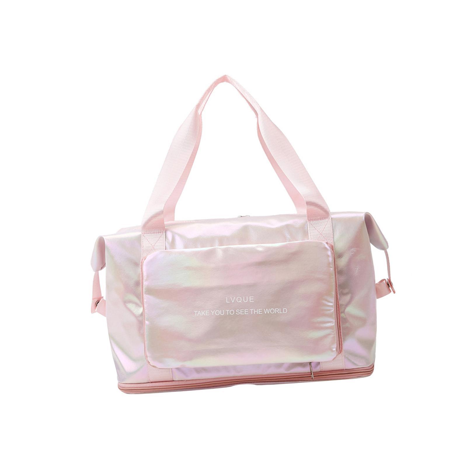 Travel Duffle Bag Sports Gym Bag Weekender Bag Luggage Portable Waterproof Multipurpose Expandable Overnight Bag Handbag for Camping Fitness