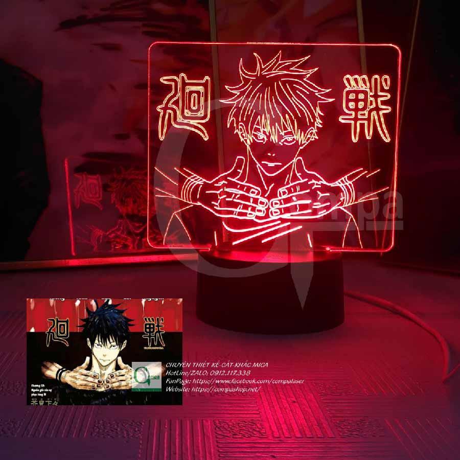 Đèn Ngủ Jujutsu Kaisen Megumi Fushiguro x Sukuna Ryome Type 02 AJKN9902 16 màu tùy chỉnh Compashop