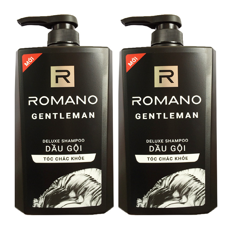 Dầu gội cho nam Romano Gentleman cho tóc chắc khỏe chai 650ml