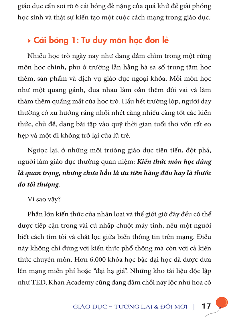 Giáo Dục - Tương Lai & Đổi Mới - TS Nguyễn Chí Hiếu
