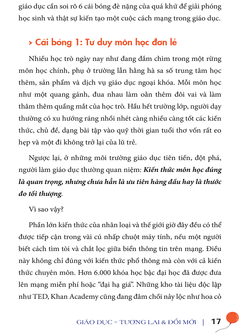 Giáo Dục - Tương Lai &amp; Đổi Mới - TS Nguyễn Chí Hiếu