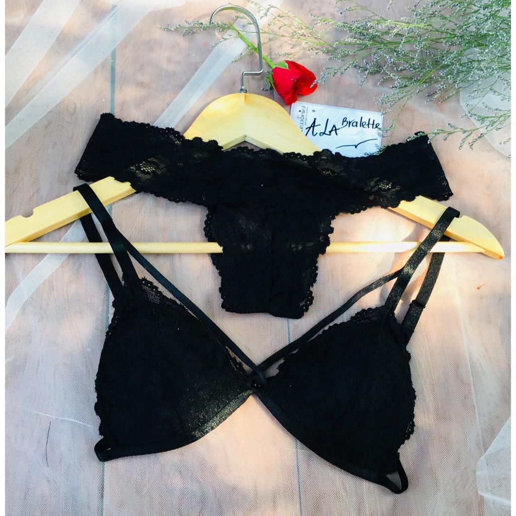 Đồ lót nữ sexy hàng thiết kế bằng chất liệu vải ren thoáng mát