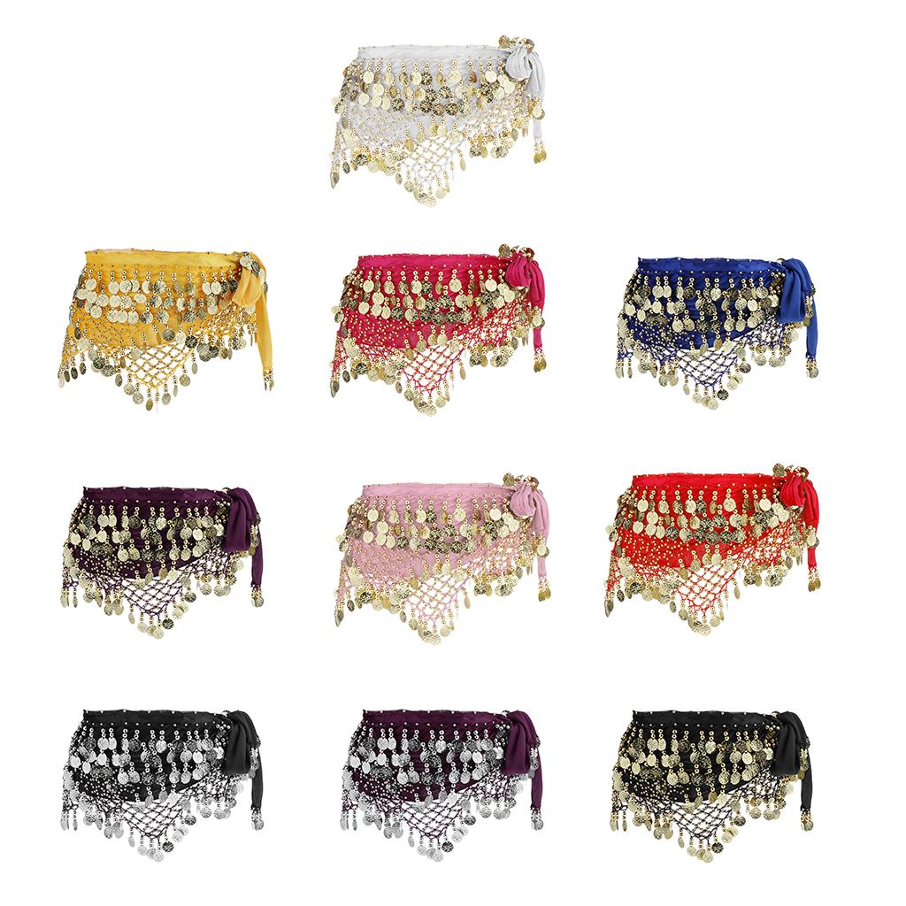 Costume Belly Dance Skirt Coin Cloth Coin Belt With 320 Coins Tassel Belly Dance Carnival Carnival