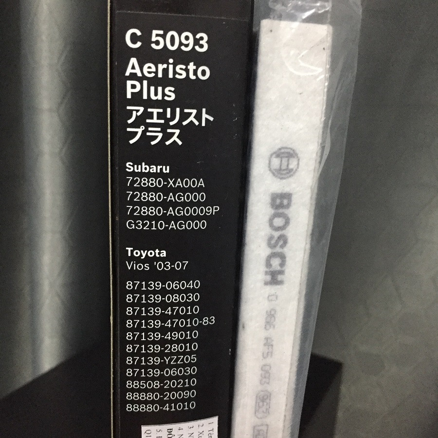 Lọc Gió Điều Hòa Than Hoạt Tính BOSCH C5093 Dành cho Xe Toyota Camry Vios , Yaris , .