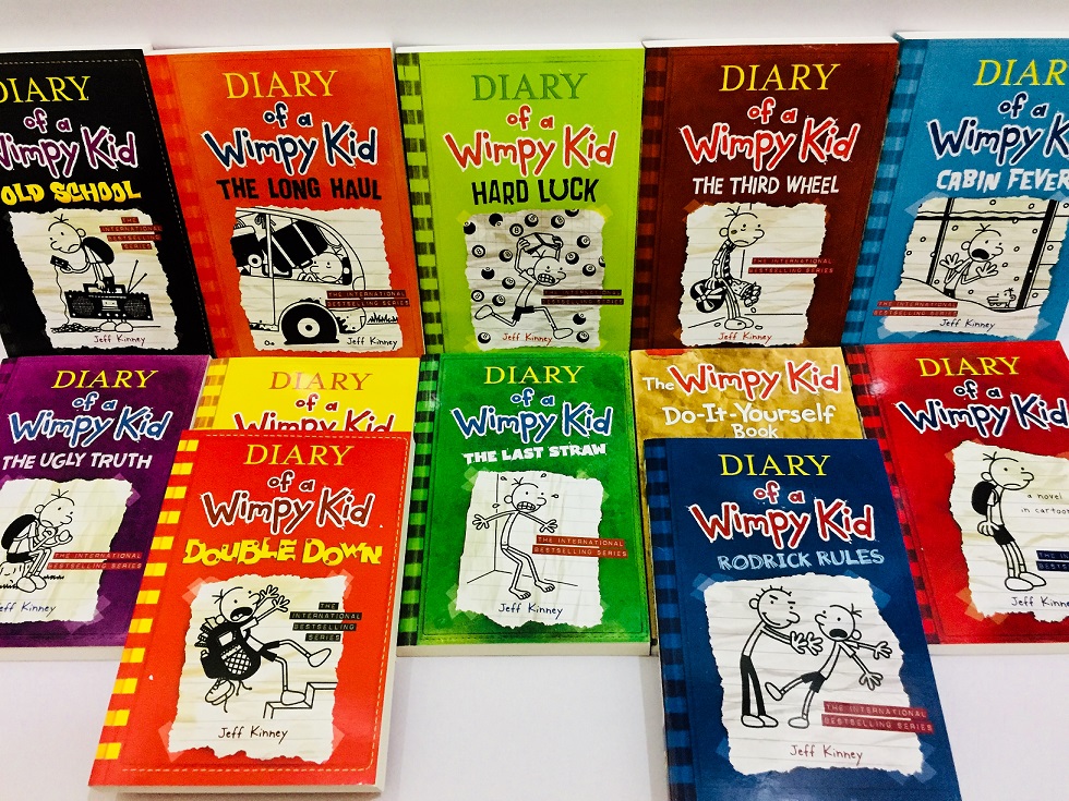 Diary of a wimpy kid bộ 21q nhập box set