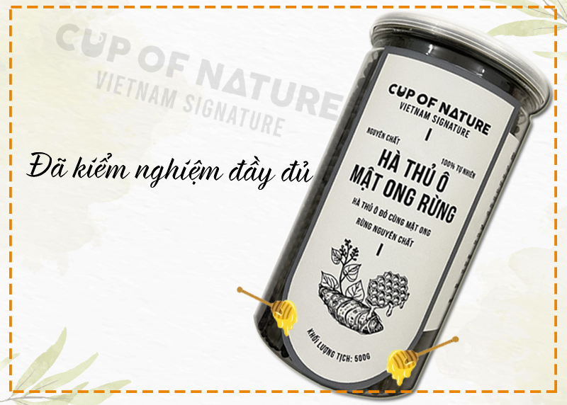 Hà thủ ô mật ong rừng nguyên chất Cup Of Nature cao cấp 500g