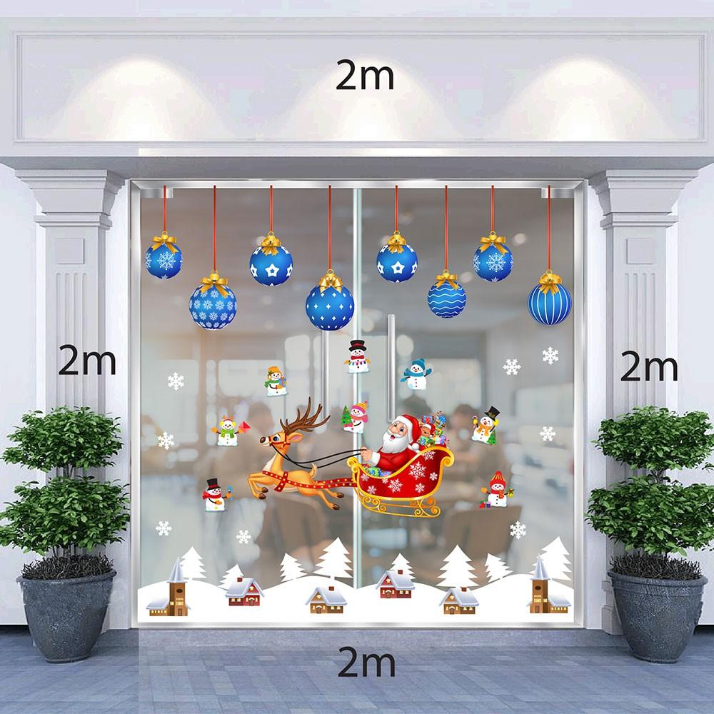 DECAL TRANG TRÍ NOEL 2021 COMBO SỐ 24