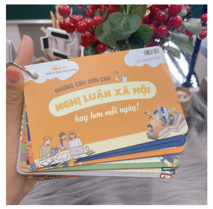 Sách - FlashCard những câu dẫn cho nghị luận xã hội hay hơn mỗi ngày