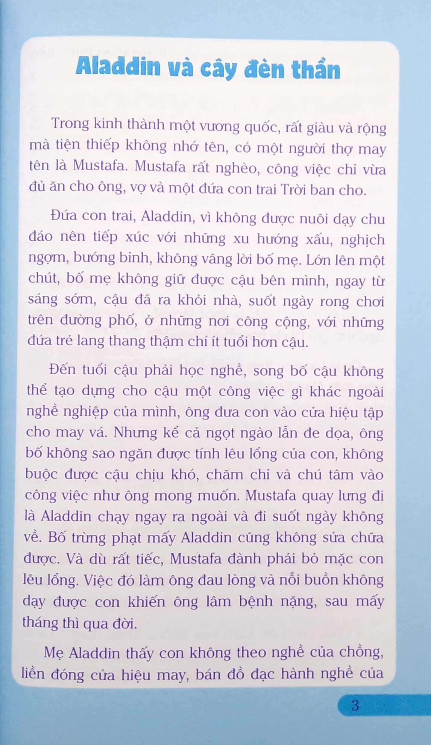 Truyện Cổ Tích Thế Giới Hay Nhất - Aladin Và Cây Đèn Thần