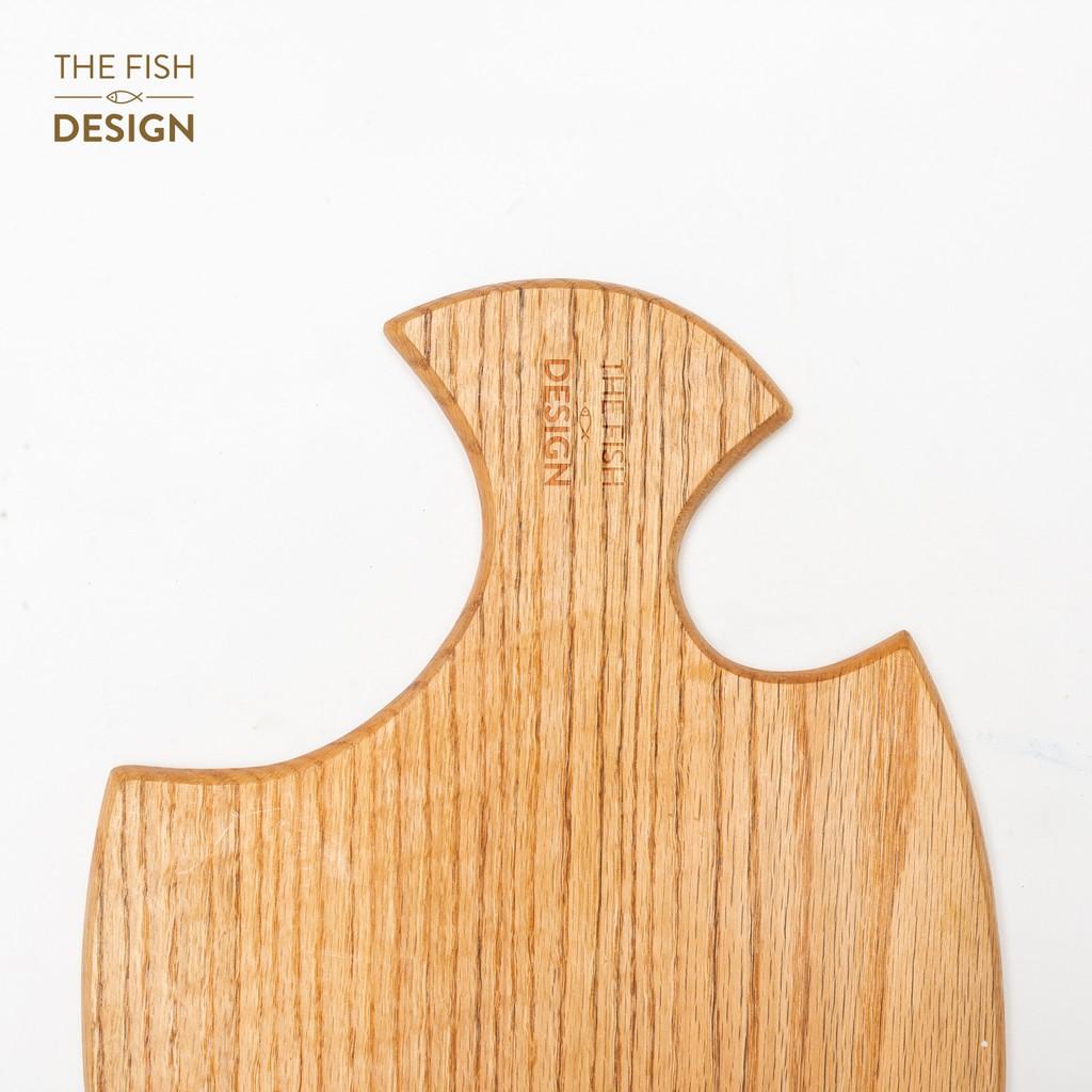 THỚT GỖ SỒI HÌNH CÁ TRÒN | THE FISH DESIGN