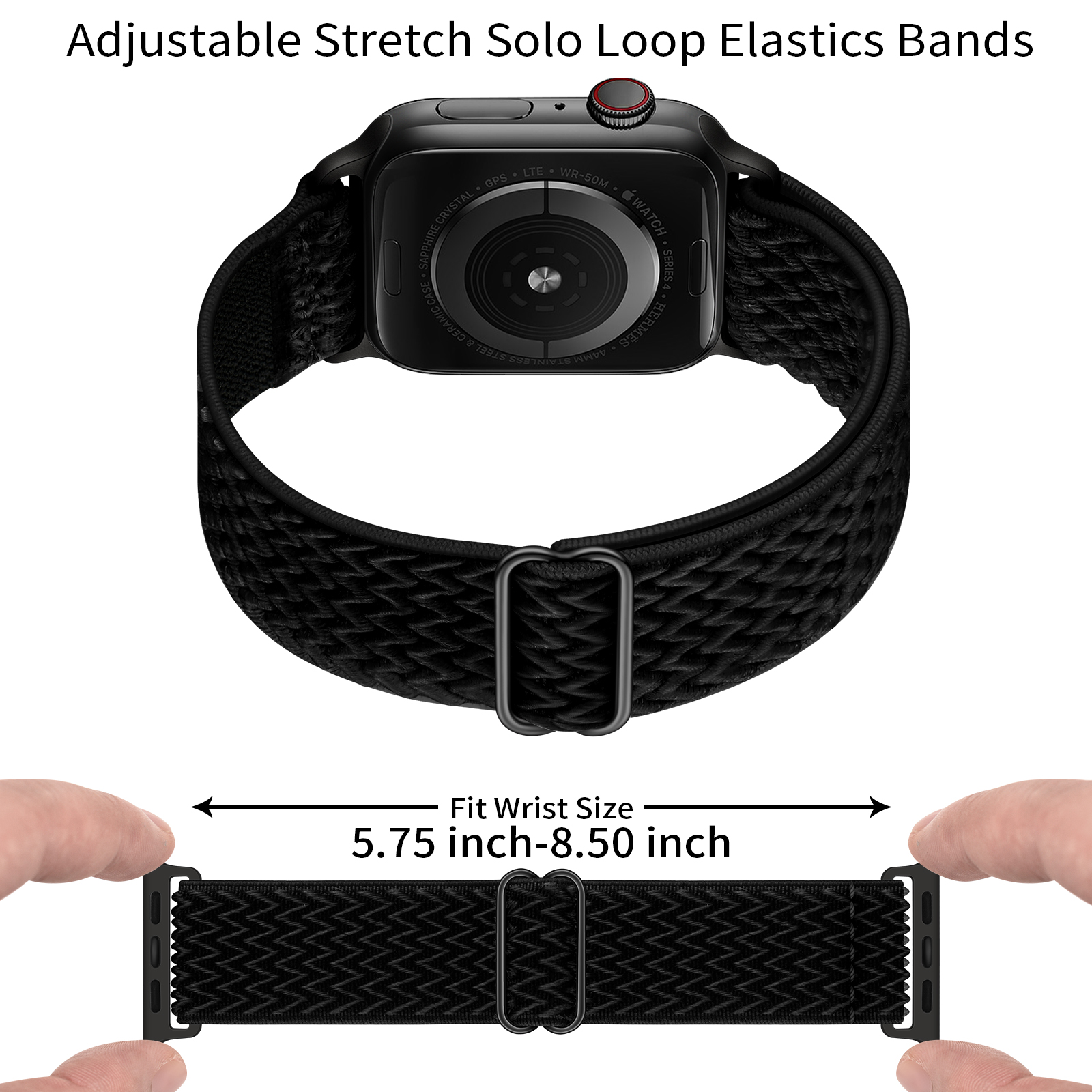 Dây Nylon Loop Wave cho Apple Watch Series 1/2/3/4/5/6/7/8/9/SE1,2 & Apple Watch Ultra 1/2 Size 38/40/41/42/44/45/49mm - Hàng Chính Hãng