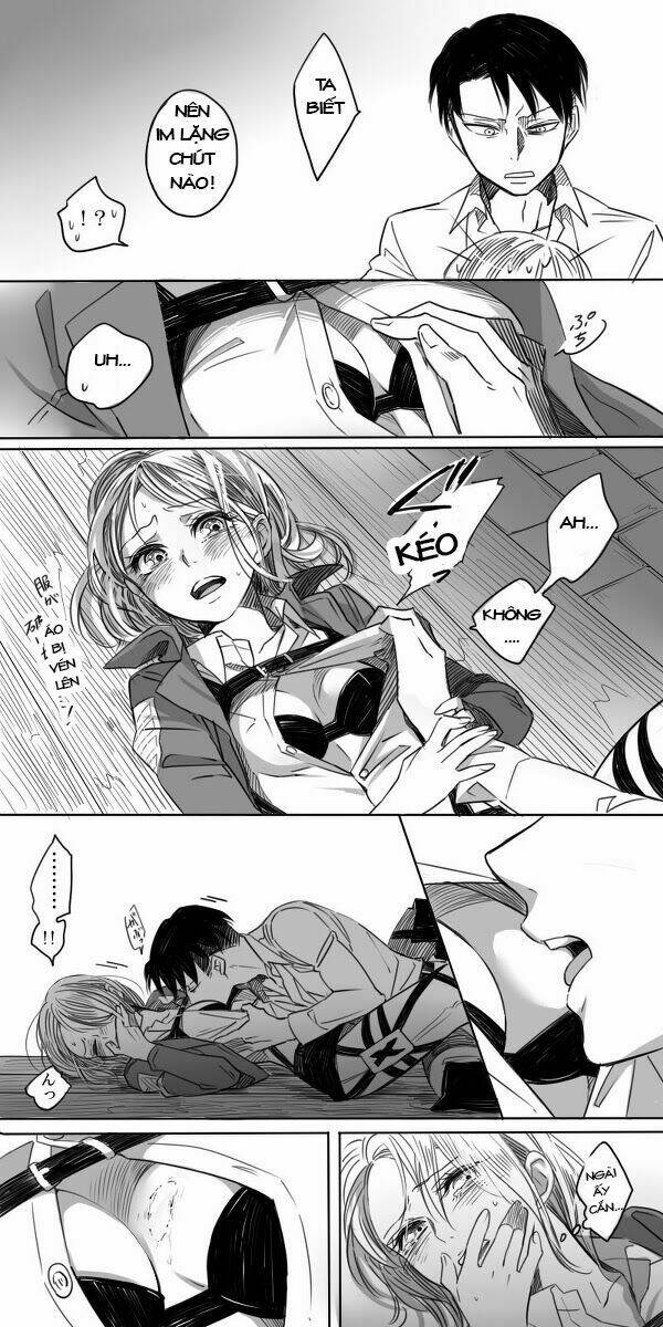 tấn công người khổng lồ - doujinshi rivapetra chapter 1 12