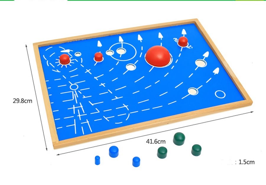 Hệ mặt trời DCGT053 Giáo cụ Montessori