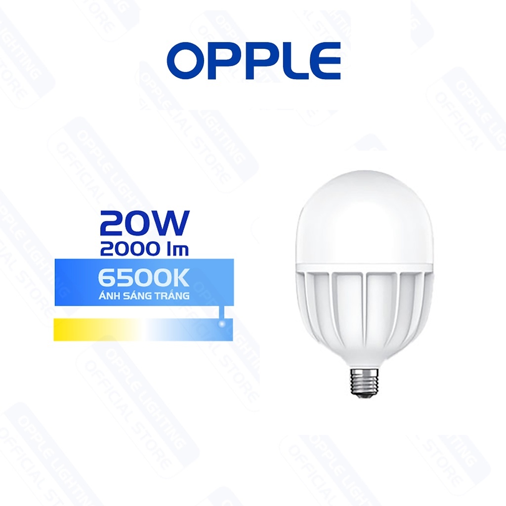 Bóng Đèn LED Eco Save 1 High Power Bulb OPPLE - Tiết Kiệm Năng Lượng - Hiệu Suất Cao - Ánh Sáng Trắng - 20W
