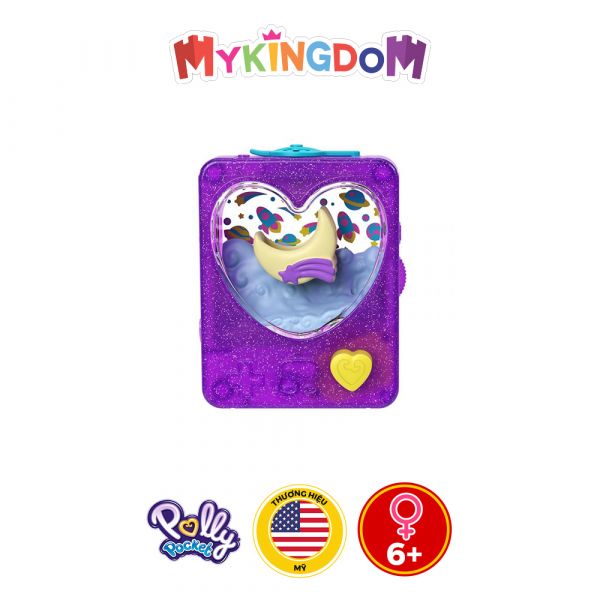 Đồ Chơi Búp Bê POLLY POCKET Pp Trò Chơi Bắn Vòng Nước Tím - Ánh Trăng GWF50/GWF48