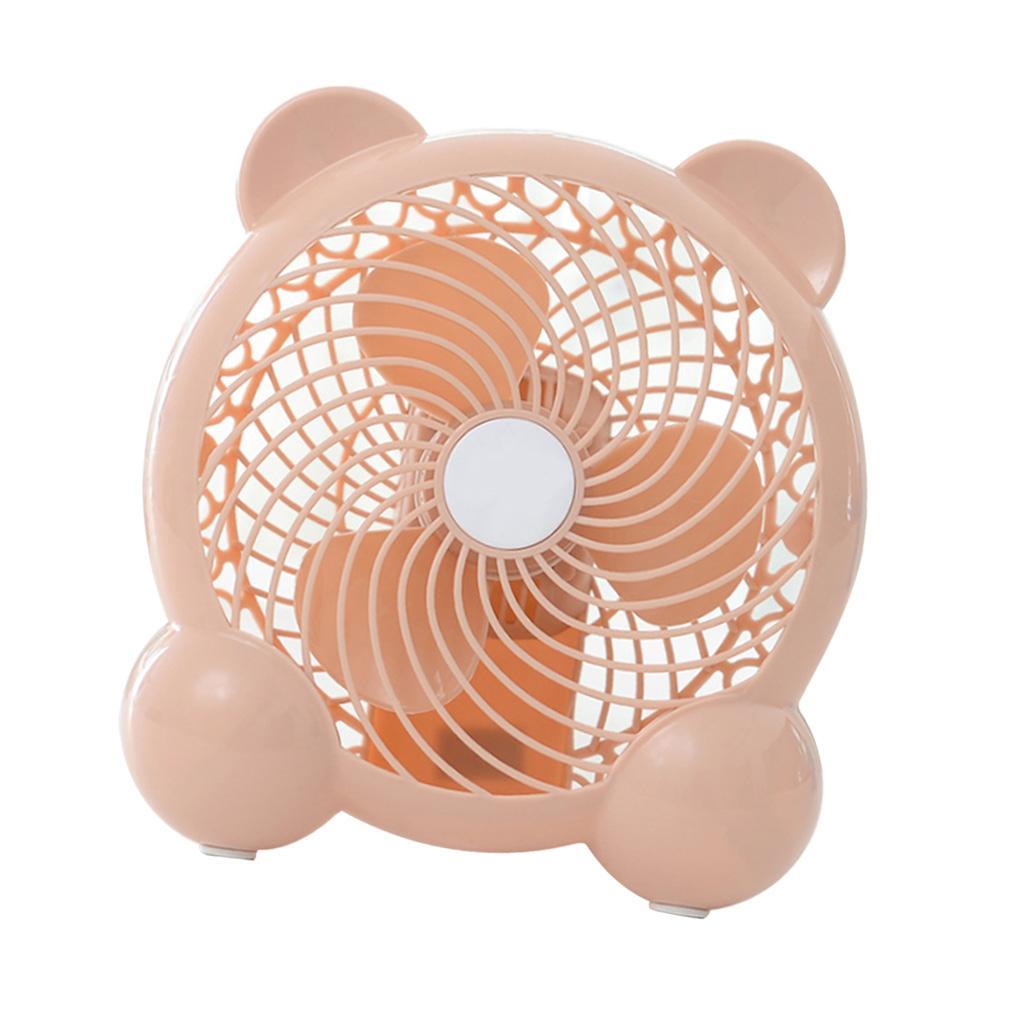 USB Fan Mini Portable Desktop Cooling Desk Quiet Fan Rechargeable