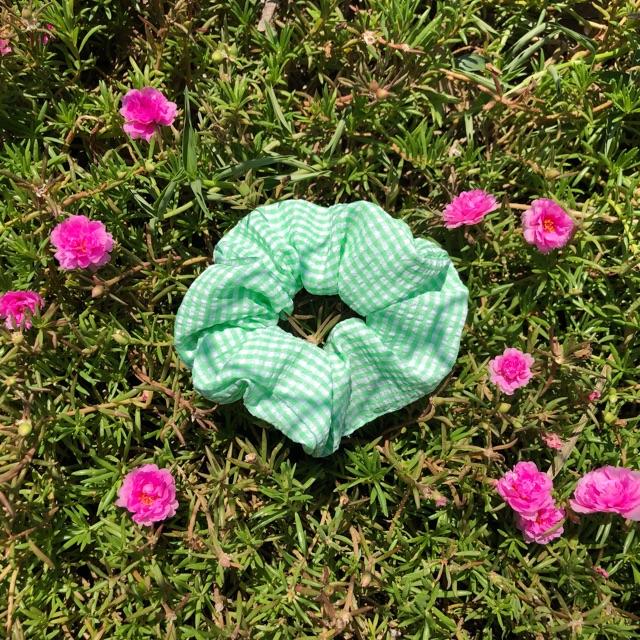 Cột tóc SCRUNCHIES caro vải đẹp