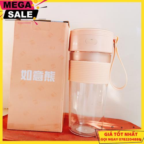 Máy Xay Sinh Tố Mini Cầm Tay Sạc Pin Tiện Lợi 300Ml  Ajl (Màu Ngẫu Nhiên) - Giao Hàng Toàn Quốc