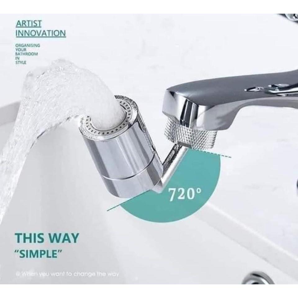 Đầu Nối Tăng Áp Thông Minh Có Thể Xoay 720 độ