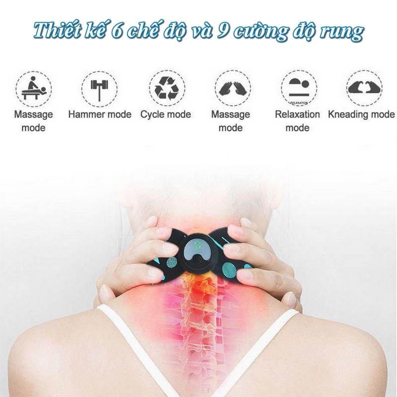 Máy Massage Toàn Thân Nhiều Vùng Cơ Thể Săn Chắc KON Full body massageRemote Điều Khiển ️ FREESHIP ️