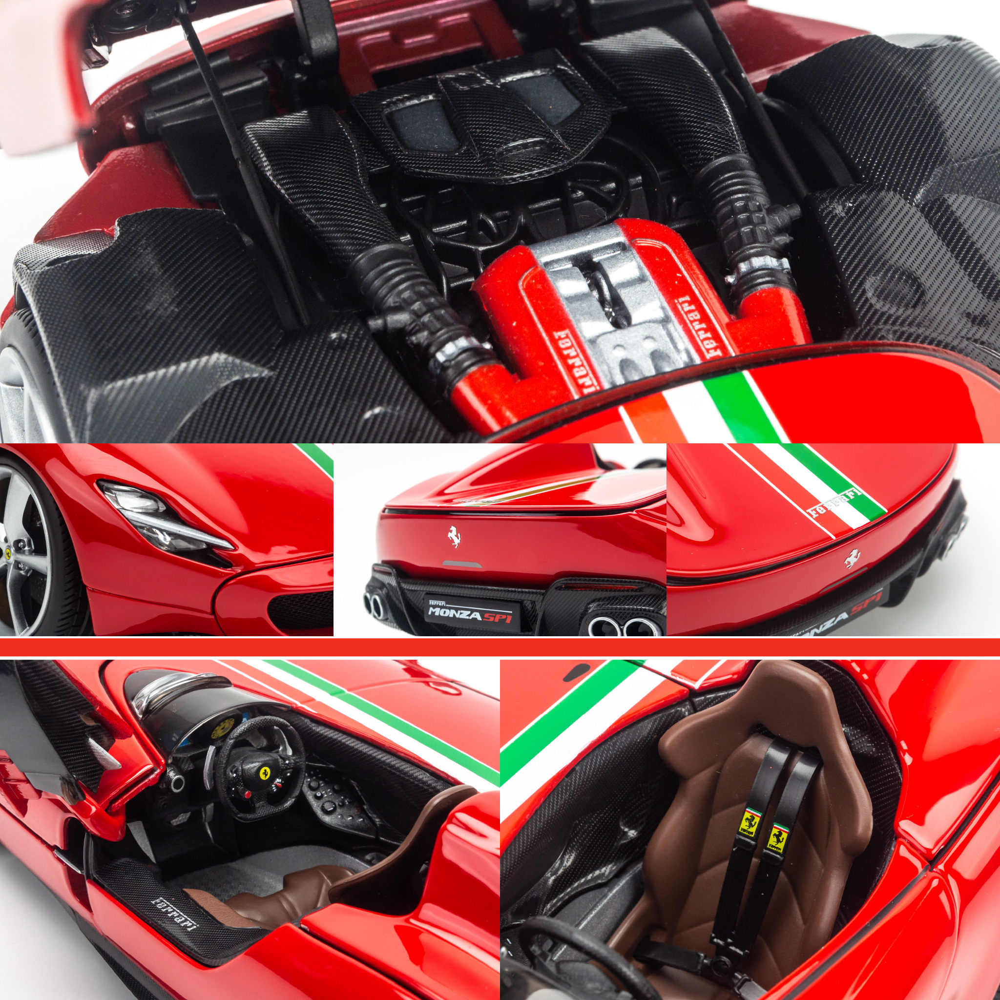 Mô hình xe Ferrari Monza SP1 1:18 Bburago Signature 18-16013