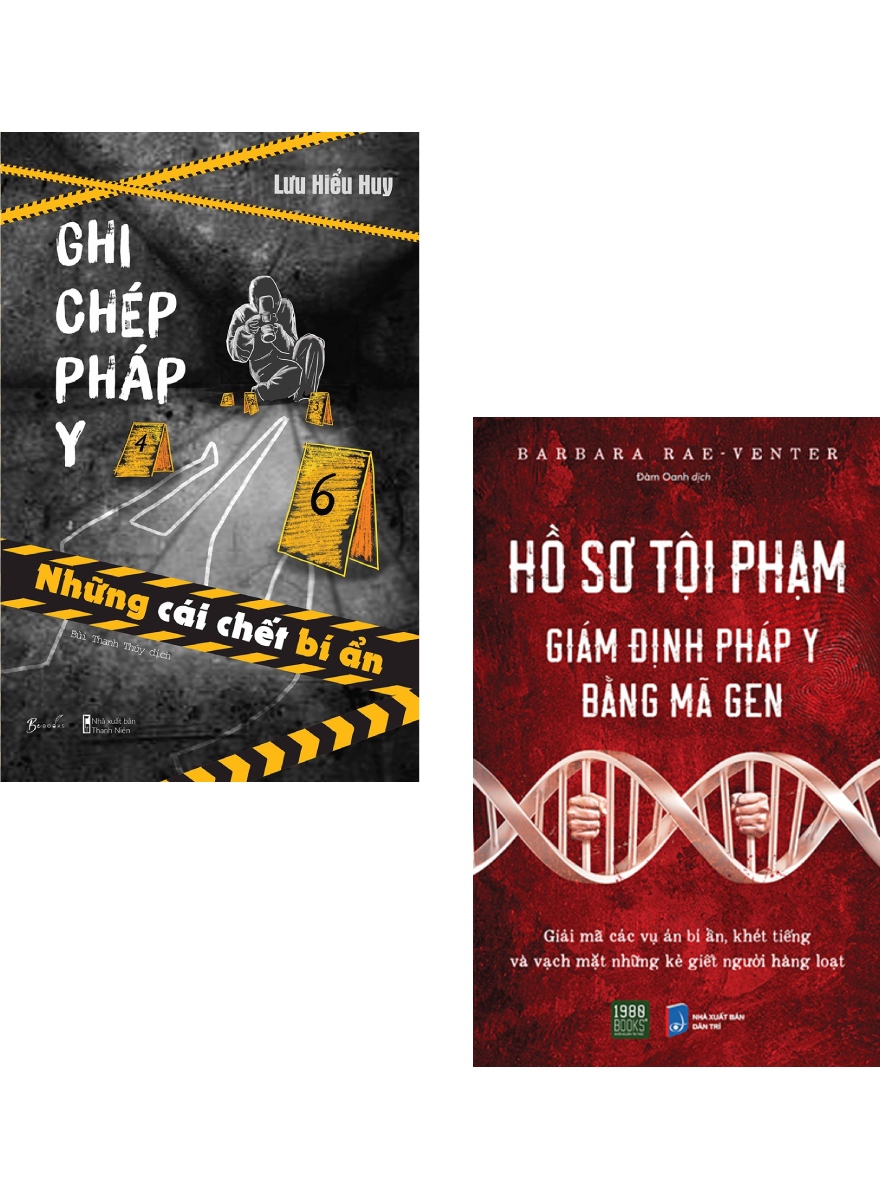 Combo Ghi Chép Pháp Y - Những Cái Chết Bí Ẩn + Hồ Sơ Tội Phạm - Giám Định Pháp Y Bằng Mã Gen _AZ