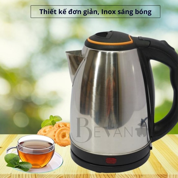 [TRỢ GIÁ 3 NGÀY] Ấm Siêu Tốc Công Suất 1500W SM05 BEVANO, Bình Đun Siêu Tốc 1.8 Lít Phù Hợp Với Nhu Cầu Đun Nước Nhanh