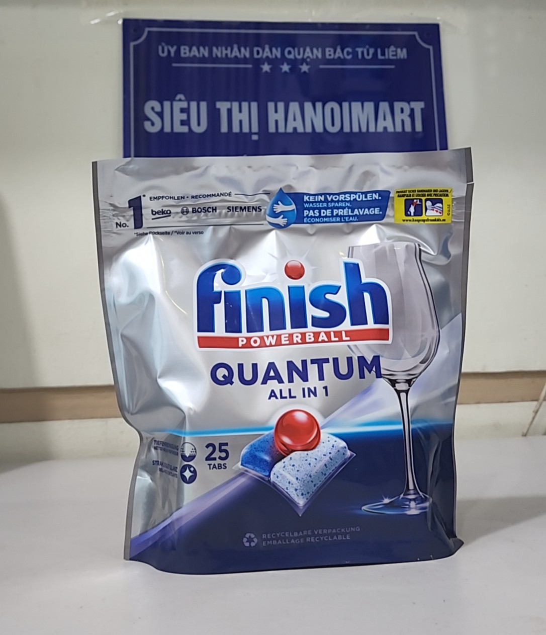 Viên rửa bát Finish Quantum 100 viên - Hàng chính hãng