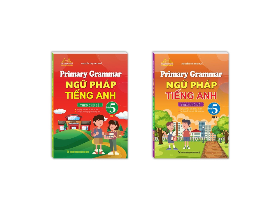 Sách - Combo Ngữ pháp tiếng anh theo chủ đề lớp 5