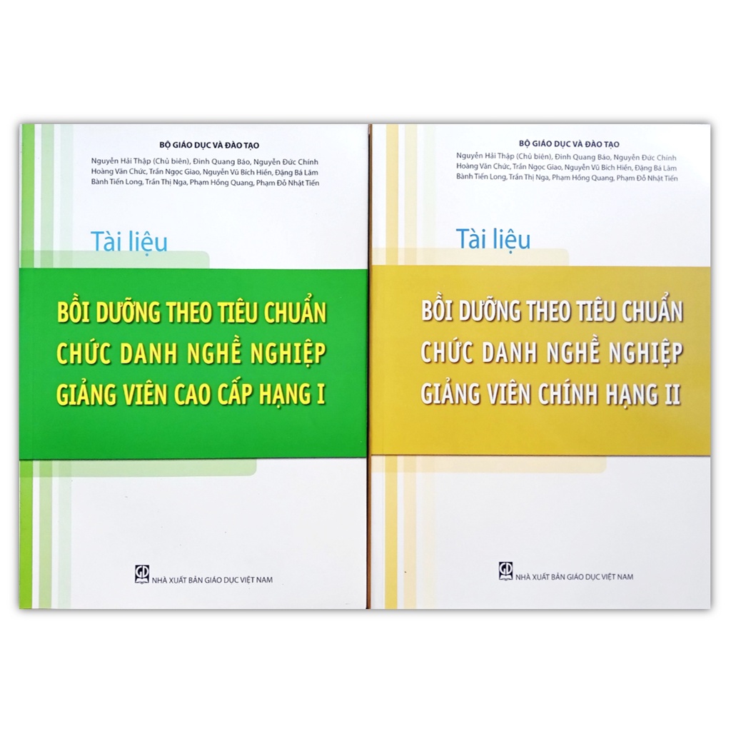 Sách - Tài Liệu Bồi Dưỡng Theo Tiêu Chuẩn Chức Danh Nghề Nghiệp Giảng Viên Cao Cấp Hạng I + Hạng II