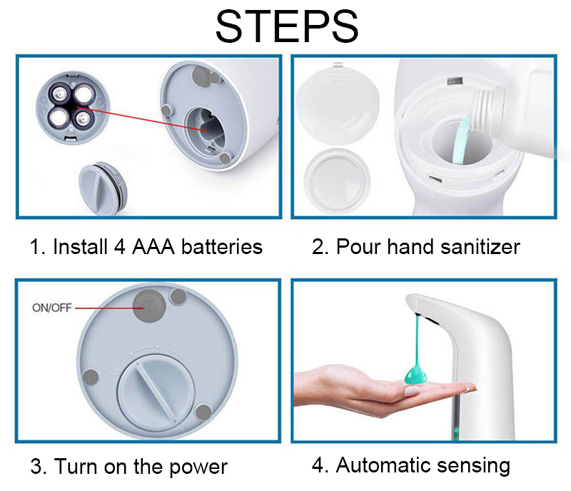 Bình nhả xà phòng tự động Smart Sensor Touchless 200ml