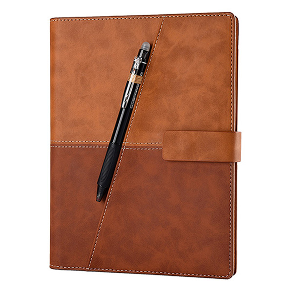 Sổ Ghi Chú Thông Minh Elfinbook X Leather A5 (Nâu) - Hàng Chính Hãng