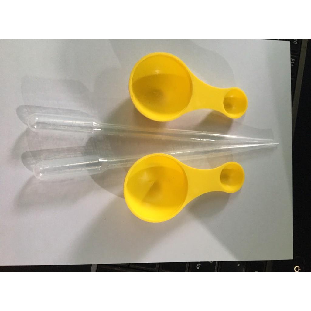 Bộ dụng cụ định lượng 02 ống và 02 muỗng