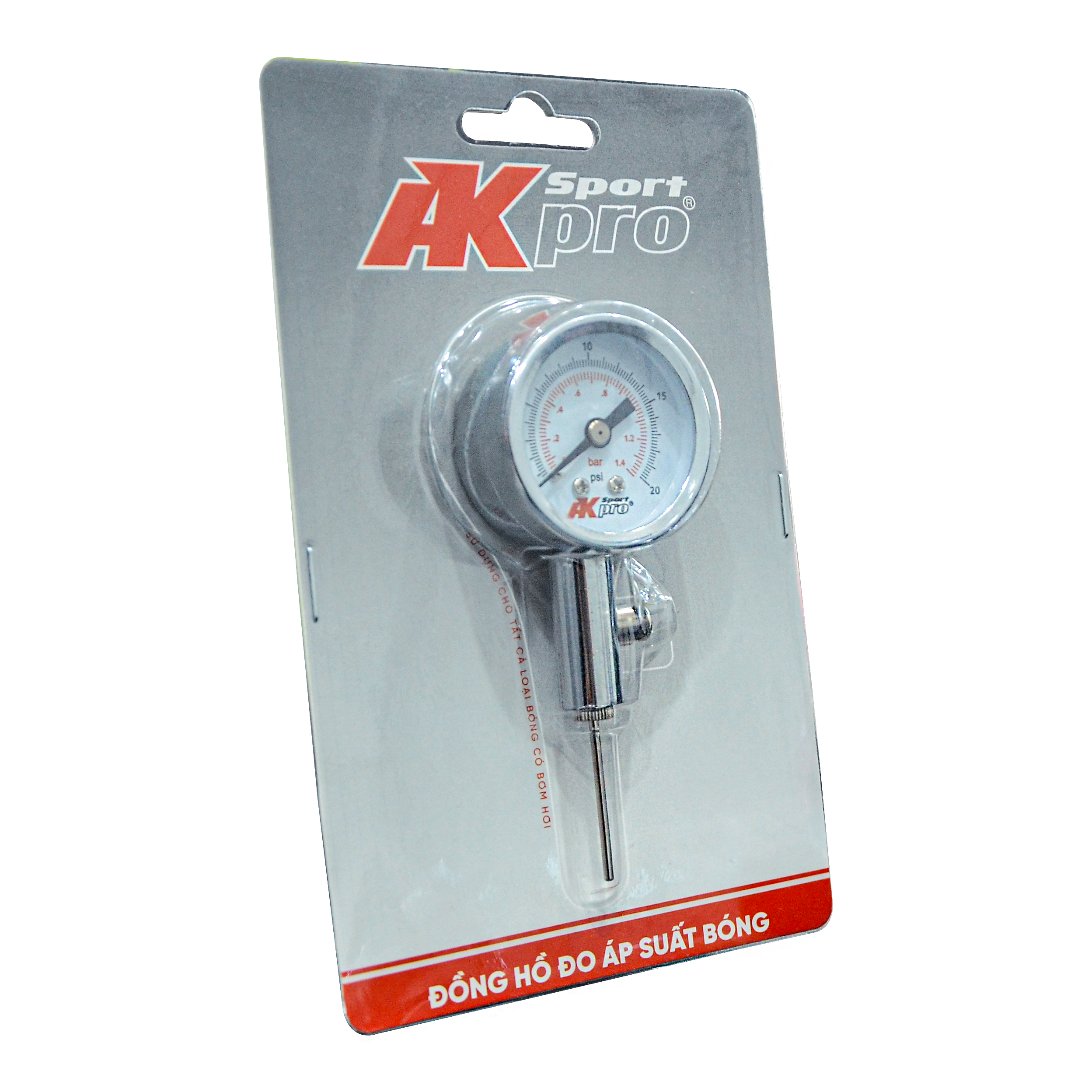 Đồng hồ đo áp suất bóng AKpro Sport