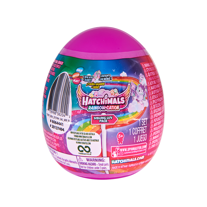 Đồ Chơi HATCHIMALS Trứng Hatchimals 2 Lớp Bất Ngờ S2 6064441 - Giao hàng ngẫu nhiên