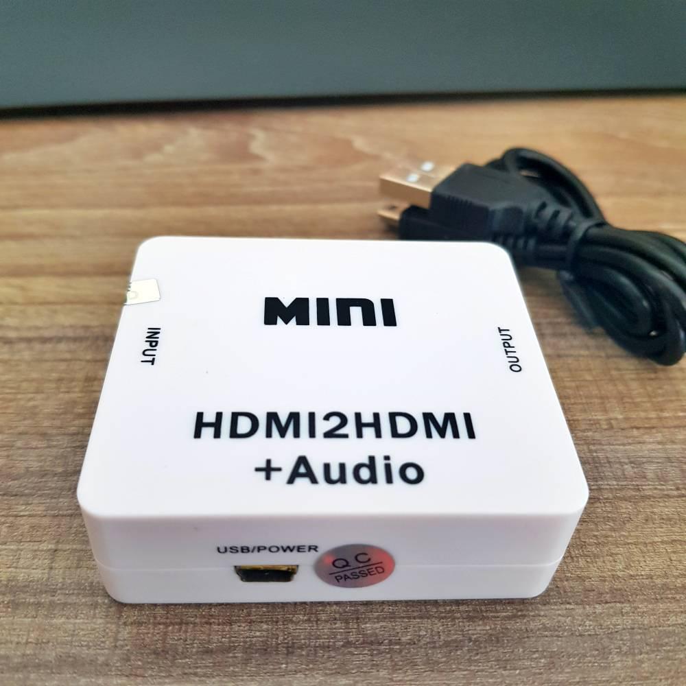 Hộp chuyển HDMI ra HDMI và Aux 3.5mm dùng tách âm thanh với màn hình HPG232