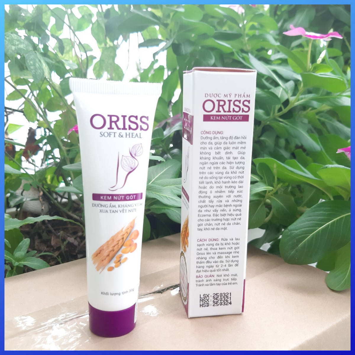 Kem nứt gót oriss (Oriss Crack Heal Cream)