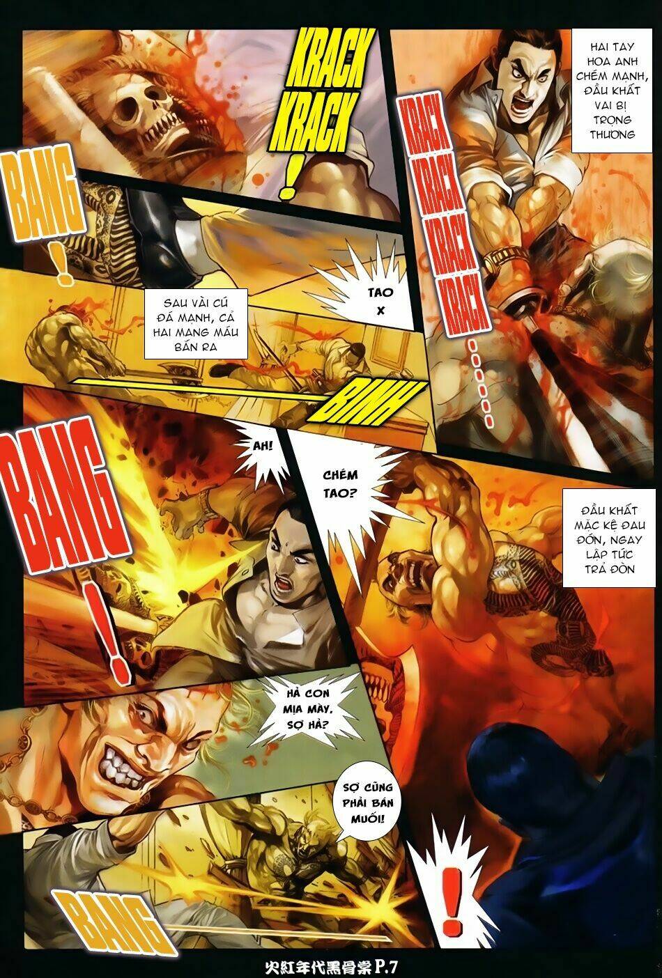 hỏa hồng niên đại hắc cốt đường chapter 3 7