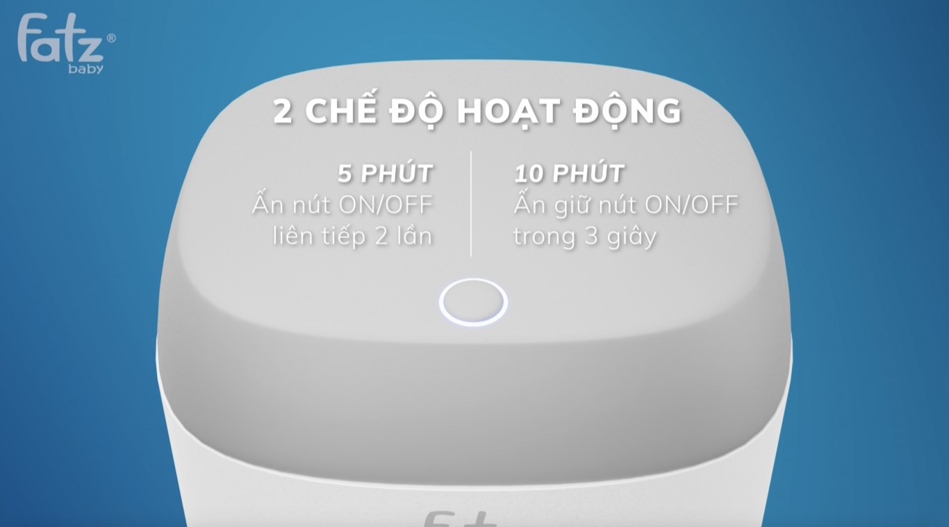 MÁY TIỆT TRÙNG BẰNG TIA UV MINI1 -FB4501TN -FATZ BABY BẢO HÀNG 12THÁNG CHÍNH HÃNG