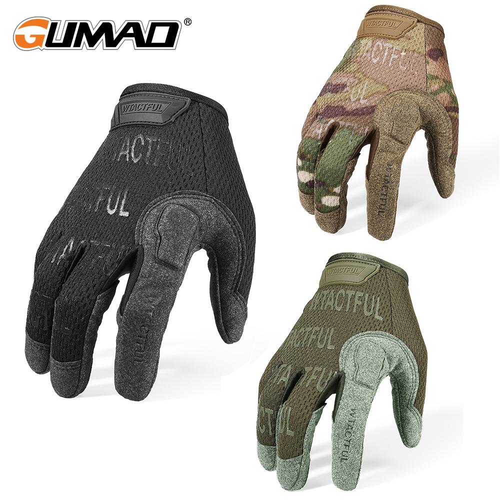 Găng Tay Chiến Thuật Quân Đội Dài Tay Full Ngón Găng Tay Nam Quân Đội Đen Airsoft Thể Thao Đi Bộ Đường Dài Biker Đi Xe Đạp Đi Xe Lái Xe Săn Bắn Găng Tay Hở Ngón