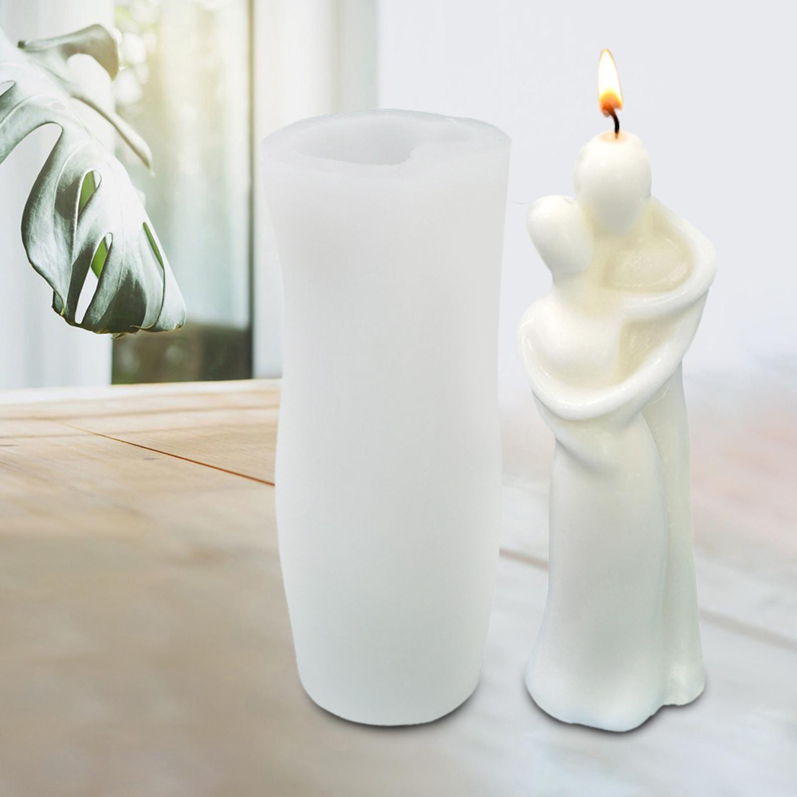 2pcs Candle Mold Handmade Gift Home Decor for Aromatherapy Candle