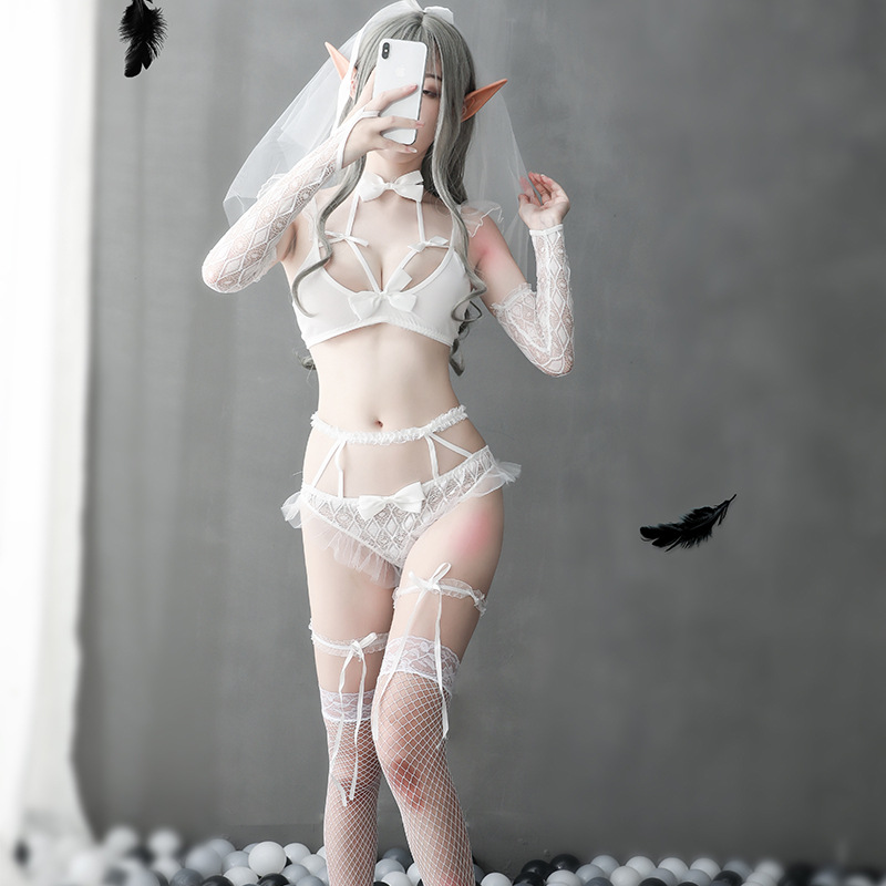 Cosplay Cô Dâu Huyền Bí Quyến Rũ - Đồ Lót Nữ Sexy - Set đồ ngủ cosplay cô dâu full chi tiết cao cấp