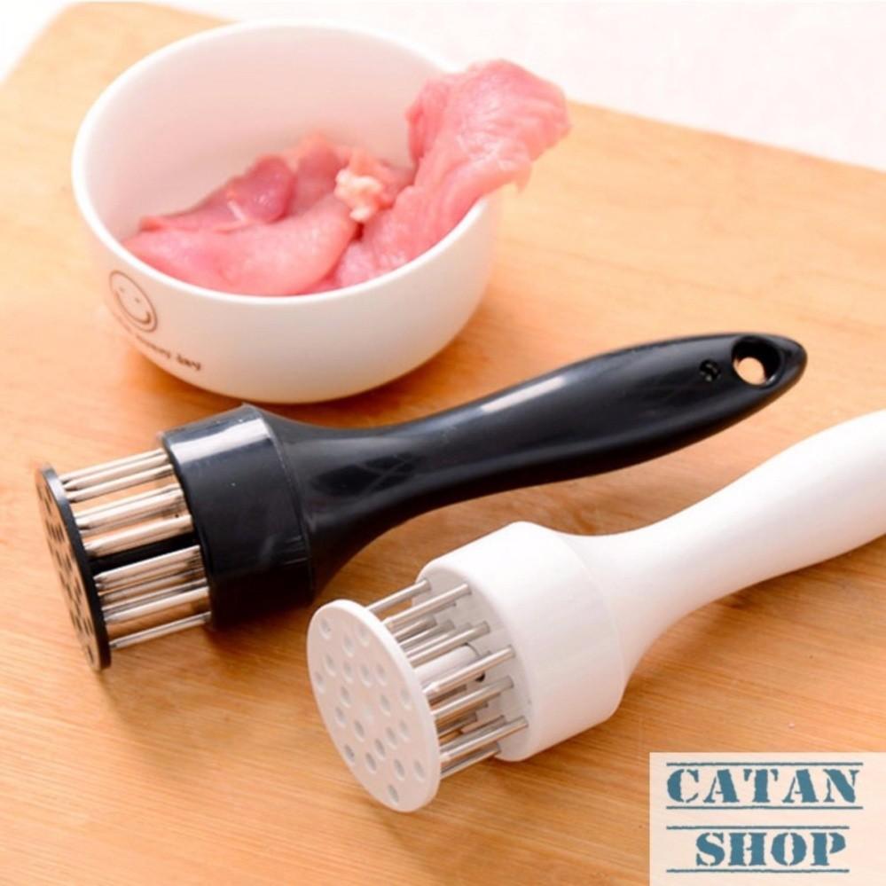 Dụng cụ dần thịt cao cấp, cây dần thịt, làm mềm thịt bò, bít tết, beefsteak, Meat Tender GD29-DTB