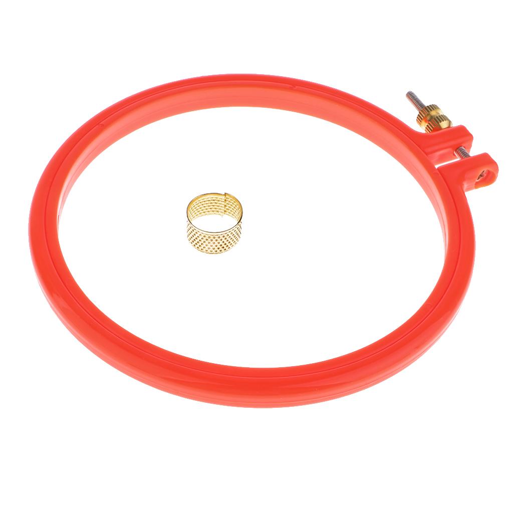 Embroidery Starter Kit for Adults Kids Woode Embroidery Hoop 12 Color Thread