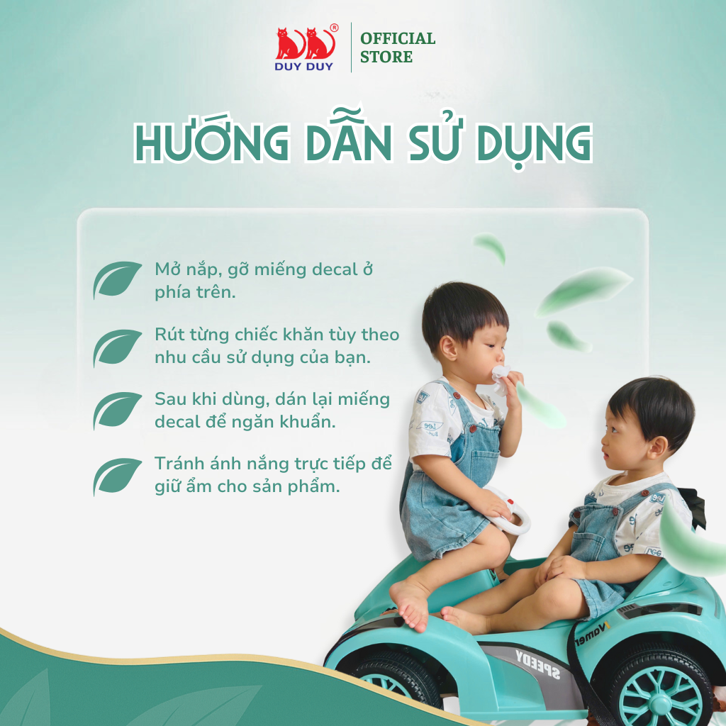 Combo 5 gói Khăn ướt cho bé Baby Mio vải không dệt rayon cao cấp 55 miếng (13.5x20cm) không paraben